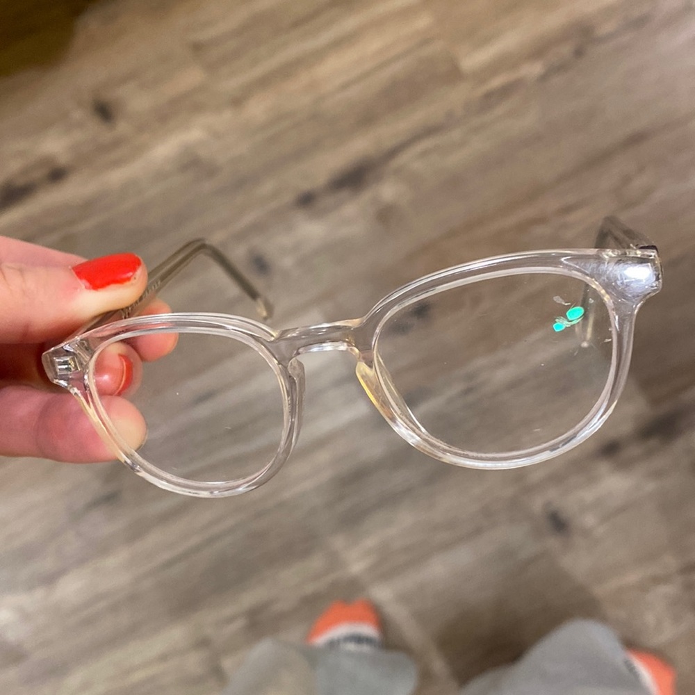 Warby Parker kids frame clear